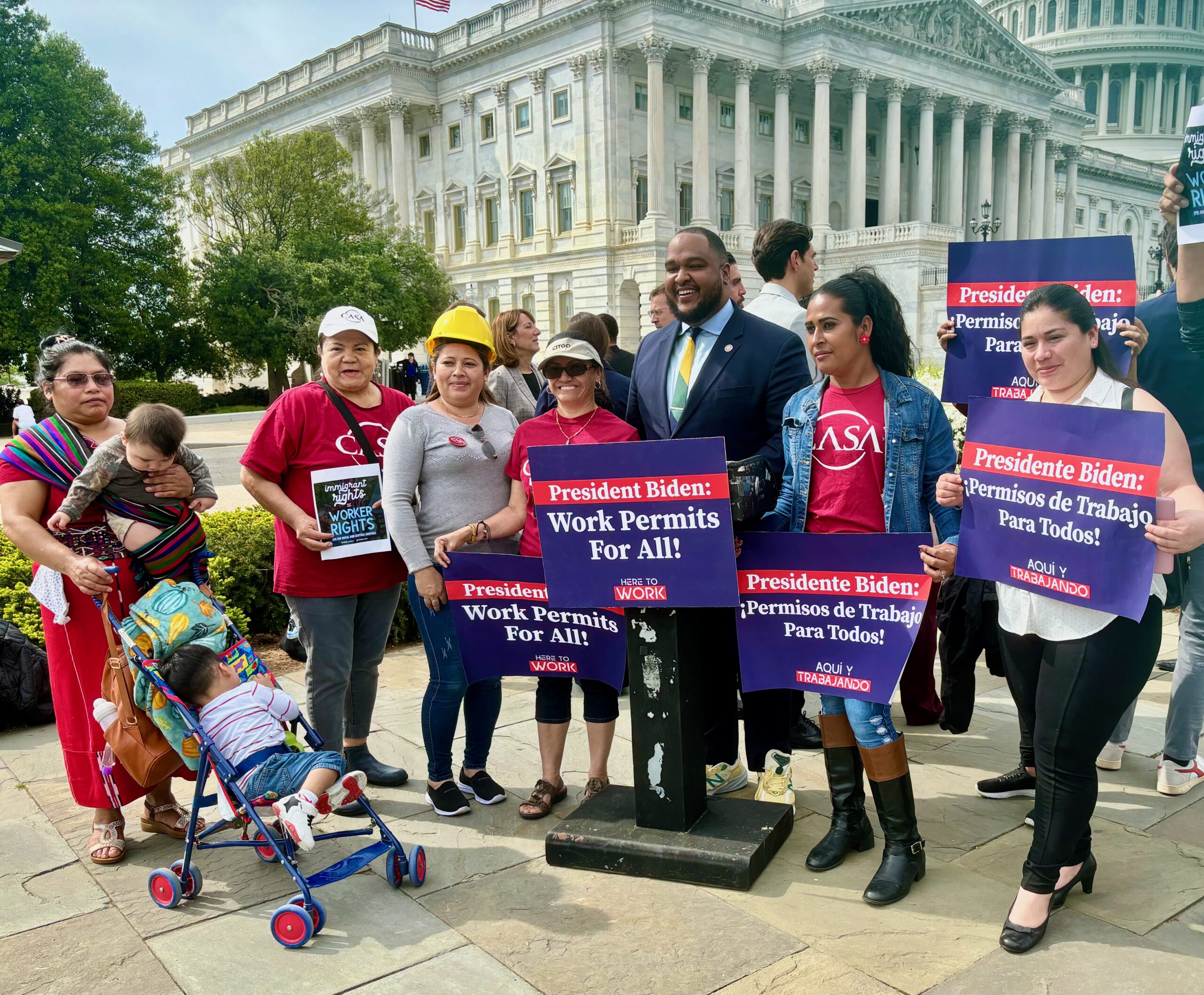 VIDEO/PHOTOS: U.S. Rep. García (D-IL); State Rep. Martinez (D-MD); Labor, Business, Community Leaders and Impacted Families Urge Biden to Provide Work Permits for Long-Term Immigrants